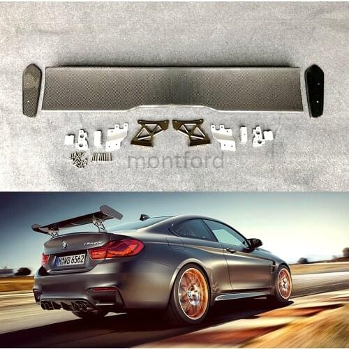 Car Styling Exterior Carbon Fiber Modified GTS Rear Spoiler Tail Trunk Lip Wing Decoration Fit For BMW F82 F80 M3 M4 M5 M6