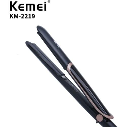 KEMEI Kemei Digital Hair Straightener Professional Fast Preheating Electric Splint Hair Straight Hair Dual-Use KM-2219