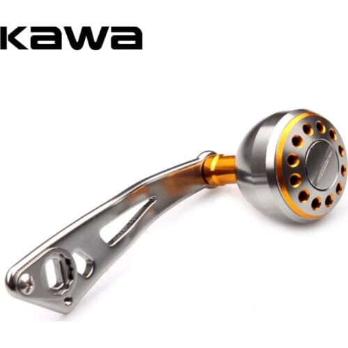 KAWA Fishing Reel Handle Aluminum Alloy Rocker Strong Durable Single Fishing Reel Handle for Baitcasting Reel Accessory