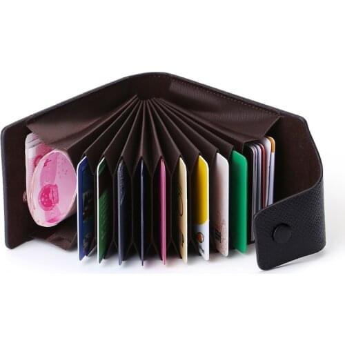 Fashion Business ID Credit Card Wallet Holder Name Cards Case Pocket Organizer