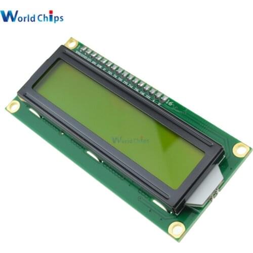 LCD1602 1602 Module Blue/Yellow Green Screen 16x2 Character LCD Display Module PCF8574T PCF8574 IIC I2C Interface 5V for arduino