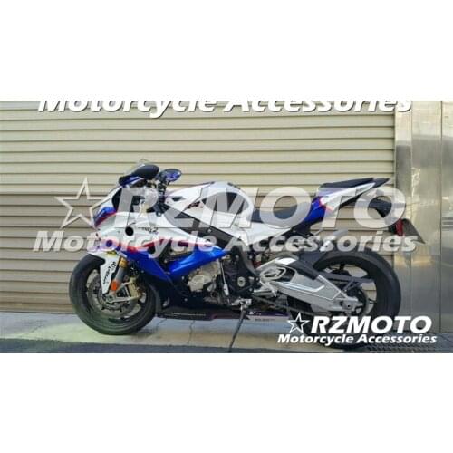 New ABS Plastic Shell Motorcycle Fairing kit Fit For BMW S1000RR 2015 2016 15 16 Bodywork set Custom White Blue