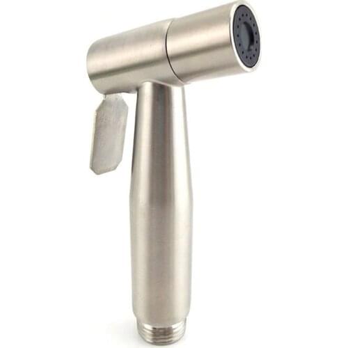Hand protable Toilet bidet Sprayer Gun Stainless Steel Hand Bidet Faucet Bathroom Sprayer Shower Head Self Cleaning Bathroom c1