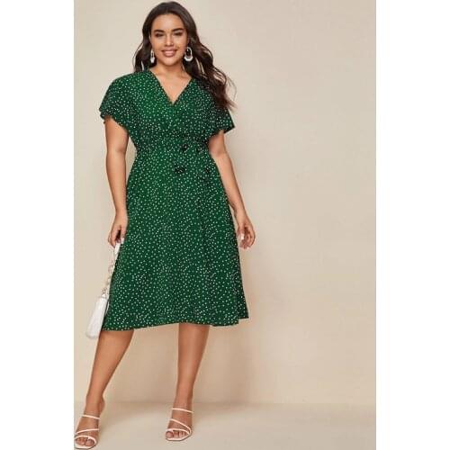 Siskakia Plus Size Summer Dresses