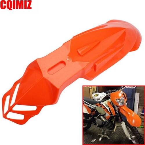 ABS Plastic Universal Dirt Bike Evo Motorbike Front Fenders For Honda Yamaha Suzuki KTM DRZ KX YZ KTM WR XR