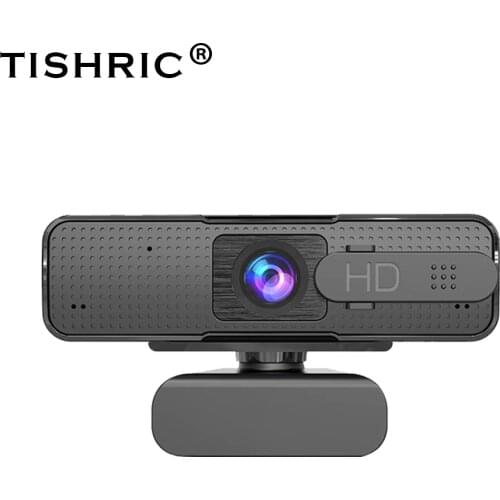 TISHRIC H701 Full HD Webcam 1080P Cover USB Web Camera With Micphone for Computer Web Cam Webcam For PC Autofocus Mini Camera
