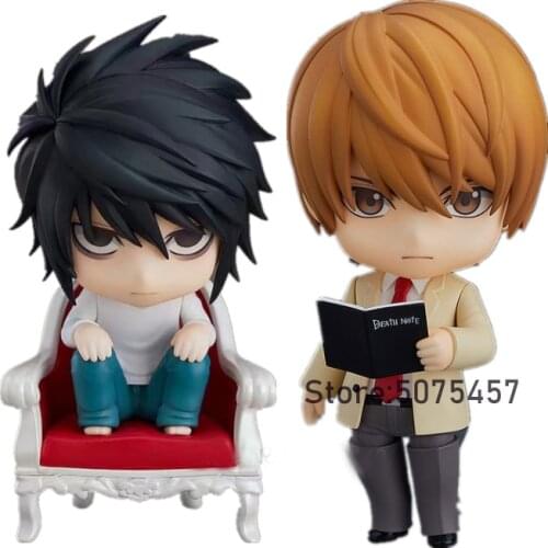 10cm Death Note Anime Figure 1160# Yagami Light Action Figure Death Note Yagami Light 1200# L Lawliet Figurine Model Doll Toys