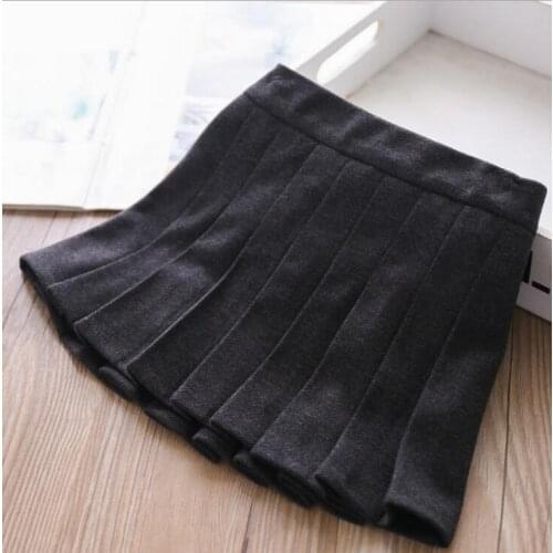 2020 new girls draped woolen skirt autumn winter fashion girls skirts 2-7 years YC251