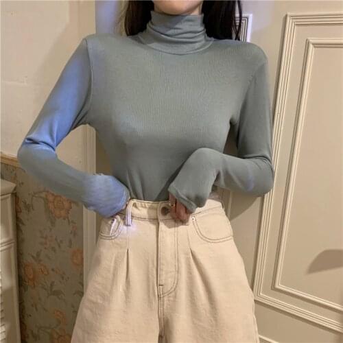 Long Sleeve Turtleneck coat Women