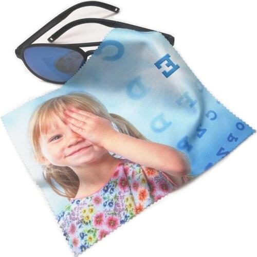 500pcs/lot Custom Logo Printed Microfiber Glasses Sunglasses Eyeglasses Cleaning Cloth Custom screen cleaner fast shipping