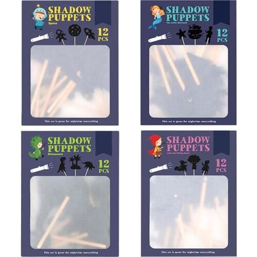 Children Shadow Puppets Educational Silhouette Game Interesting Shadow Picture Parent-child Interaction Cognition Game