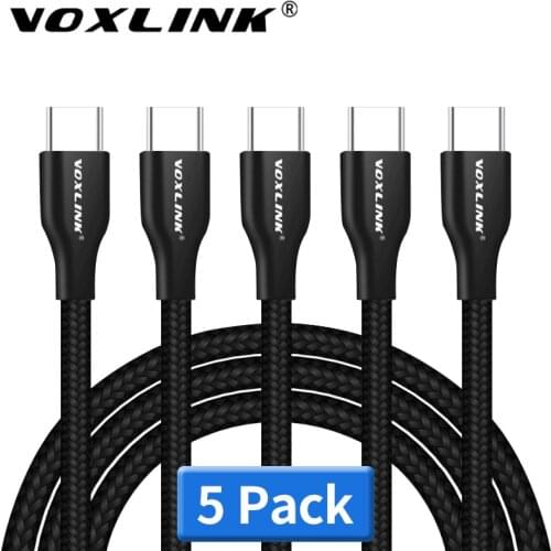VOXLINK USB Type C Cable for xiaomi mi8 redmi Huawei USB-C Mobile Phone Fast Charging Type-C Cable for Samsung Galaxy S9 S8 Plus
