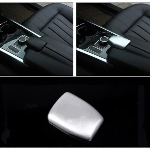 Aluminum Alloy Car Central Armrest Box Switch Trim Covers Fit For Mercedes Benz E Class W212 2012-2015 CLS Interior Accessories