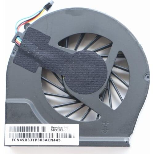 QAOOO Original Cpu Cooling Fan For HP G4-2000 G4-2045TX G6-2000 G6-2328TX G7-2000 TPN-Q109 TPN-Q110 Cpu Cooling Fan 683193-001