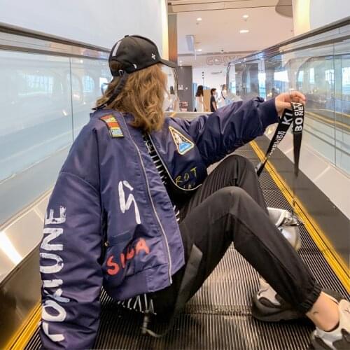 Early Spring Fried Street Coat for Women 2021 New Autumn and Winter Thin Short Pilot Jacket Retro Style Baseball