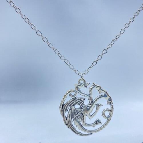 Fashion Dragon Necklace Personality Pendant Necklace Medieval Pterodactyl Necklace Pendant