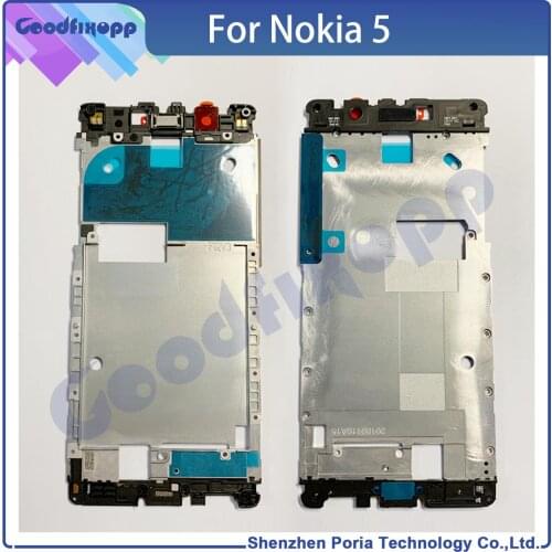 For Nokia 5 Media Case Front Frame ,Middle Bezel Frame ,LCD Screen Support Front Frame