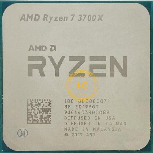 AMD Ryzen 7 3700X R7 3700X 3.6 GHz Eight-Core Sixteen-Thread CPU Processor 65W 7NM L3=32M 100-000000071 Socket AM4