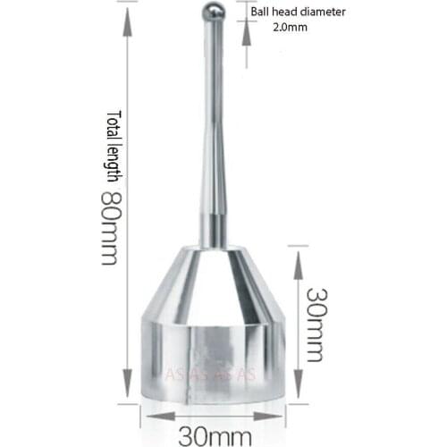 Sub-Center Ball For EDM Spark Machine Sub-Center Rod Tungsten Steel Ball2.0*80mm