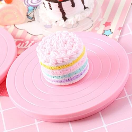 Cake Decorating Tool DIY Rotating Cake Turntable Revolving Cake Decorating Stand Platform Cake Cookie Biscuits Decorating 14cm