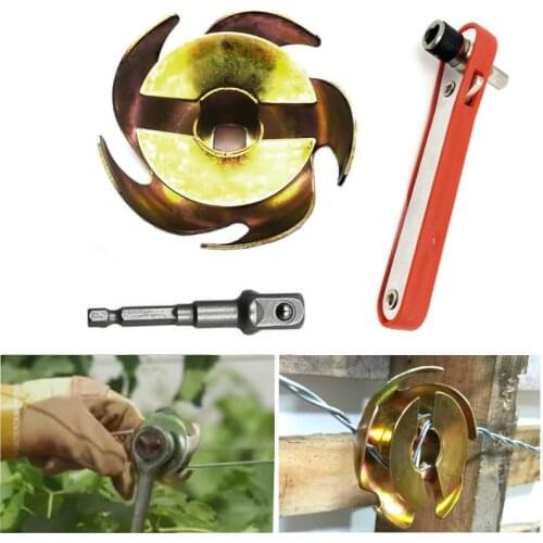 Fences Wire Tightener Farm Fences Tighting Loose Wire Length Tools W/ Wrench and Sleeve Connecting Rod for Garden Factory Fence