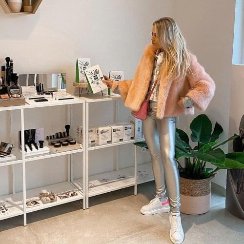 Melody leggings pu women glitter workout girl sexy leather pants sexy wearing yoga pants heat fleece winter leggings