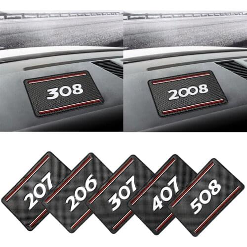 1pcs Car Anti Slip Mat Phone Holder non slip Pad Non-Slip Mat For Peugeot 206 207 307 3008 2008 308 408 508 301 208 Accessories