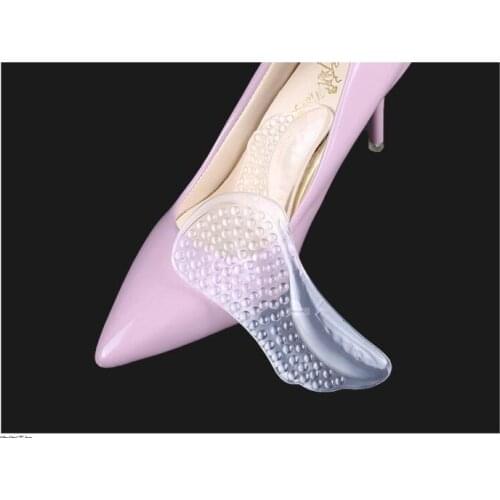 2 pair women high heel massage Insole shoe Forefoot Gel Cushion Insert Foot Pad