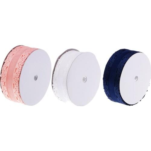 20 Yards 45mm Hollow Lace Ribbons DIY Handmade Material for Wedding Party Decoration