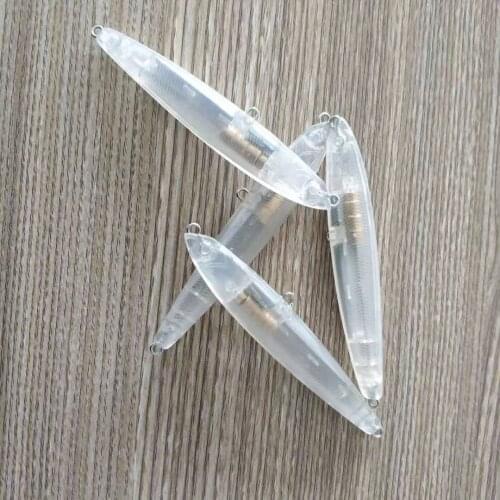 13g 15g 17g 22g Unpainted Lures Pencil Diy Blank Nude Fishing Lures 50pcs