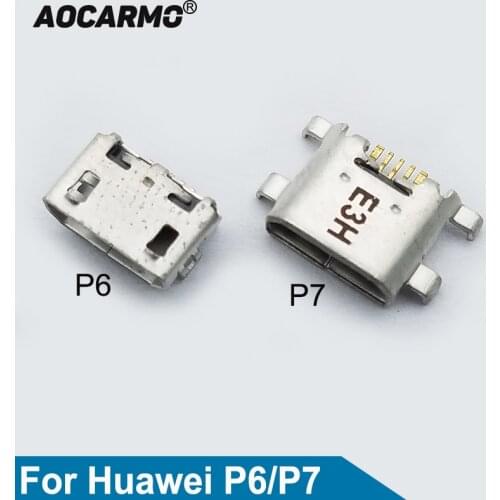 Aocarmo For Huawei P6 / P7 USB Charger Charging Port Dock Connector Replacement Part