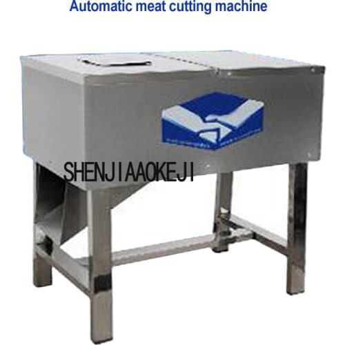 Automatic meat cutting machine double hob with multi-purpose detachable meat grinder stainless steel meat slicer 220V 0.75KW 1pc