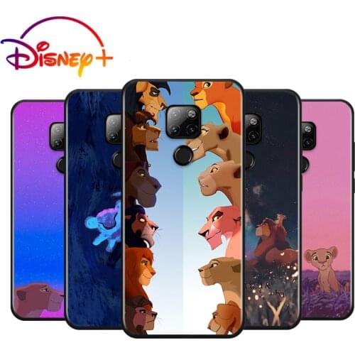 The Lion King Simba for Huawei Nova 5i P Smart 2021 2020 Z S Plus Mate 40 RS 30 20 10 Pro Lite 2019 2018 Black Phone Case