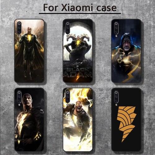 Comics Black Adam Super Villain Phone Case for Xiaomi mi 6 6plus 6X 8 9SE 10 Pro mix 2 3 2s MAX2 note 10 lite Pocophone F1