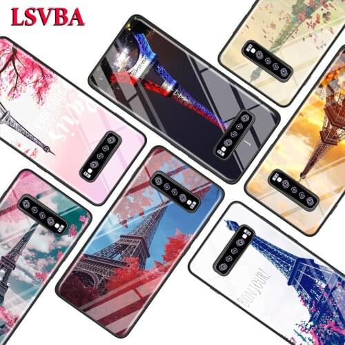 Paris Eiffel Tower for Samsung Galaxy Note 10 9 8 Pro S10e S10 5G S9 S8 S7 Plus Super Bright Glossy Phone Case Cover