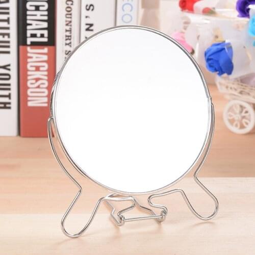 6/8 Inch Double Side Makeup Mirror 360 Degree Rotating Beauty Vanity Mirror, Round Flat/Magnifying Cosmetic Dressing Mirror