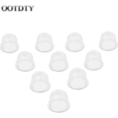OOTDTY 10Pcs Carburetor Parts Fuel Primer Bulb Pump Cap For Chainsaw Blower Trimmer New dorp shipping