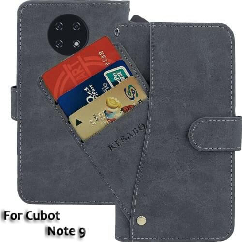 Leather Wallet Cubot Note 9 Case 5.99" Flip Fashion Luxury Front Card Cubot Note 9 Cases Cover Business Magnetic Phone Bags