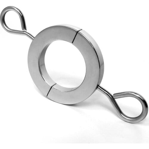 Metal Cock Ring Ball Stretchers Scrotum Penis Ring Testicle Stretcher Penis Trainer BDSM Sex Toy For Men 056S