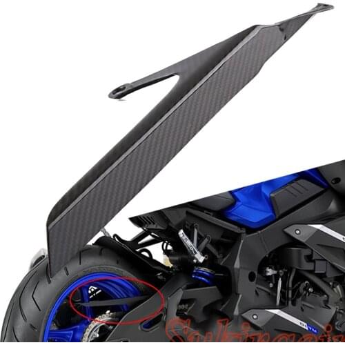 MT10 Real Carbon Fiber Motorcycle Rear Chain Guard For Yamaha MT10 MT 10 MT-10 2016 2017 2018 Motorcycle Accessories
