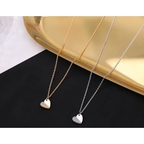 925 Sterling Silver Shell Heart Necklace For Women Niche Design Clavicle Chain Necklace Light luxury Accessories
