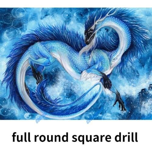 Full Square/Round 5D DIY Diamond Painting Cross Stitch Kits Mosaic Diamond Embroidery Bedroom Home Decor Demon Dragon