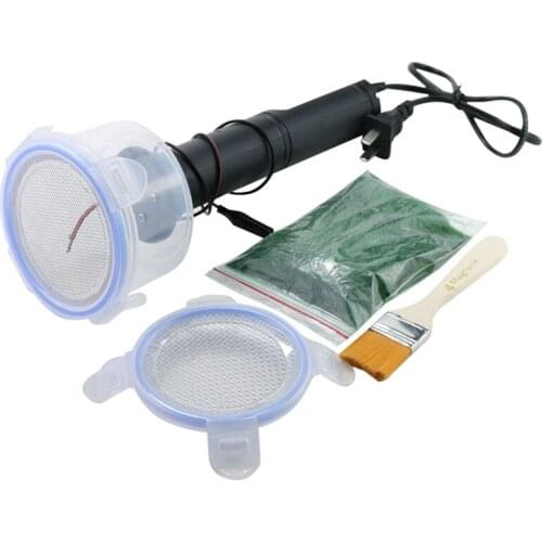 US Plug Portable Rechargeable Electrostatic Grass Planting Machine Handicraft Flocking Machine Car Interior Decoration