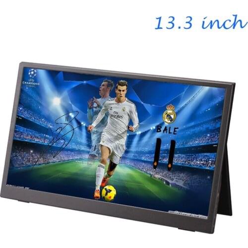 Portable Lcd Monitor 13.3 inch Portable Monitor PC Monitor Gaming USB HD Type-C for Laptop PS4 X-box