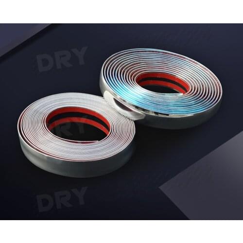 Auto Self Adhesive Side Door Chrome Strip Moulding Decoration Bumper Protector Trim Tape Car Styling Car
