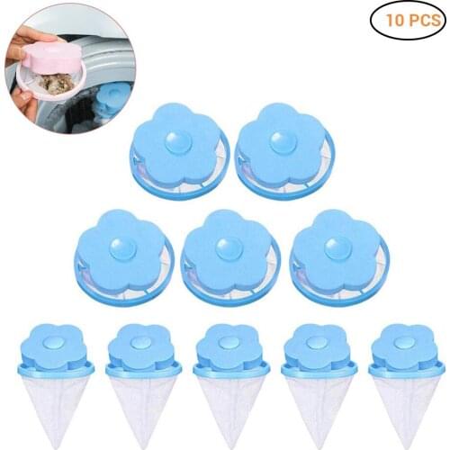 Washing Machine Floating Fur Lint Hair Catcher Cleaning Balls Mesh Pouch Laundry Filter Bag Device Hair Stoppers
