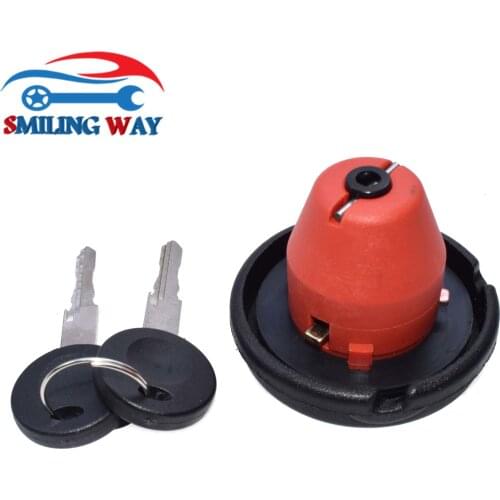SMILIMNG WAY Fuel Filler Cap & 2 Keys For Ford Galaxy VW Transporter T4 Caravelle Sharan Seat Alhambra OE# 701201553,7D0201551