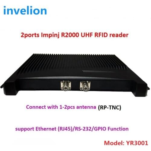 Uhf rfid epc gen 2 parking access rfid reader gate multi-port impinj r2000 uhf reader anti-collision Ethernet