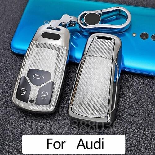 1x Key Fob Cover Premium Soft TPU 360 Degree Entire Protection Key Shell Key Case For Audi A4 A5 Q5 Q7 TT TTS S4 S5 RS4 RS5