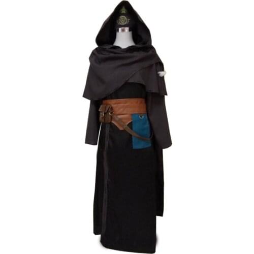 2019 Game Identity V Prophet Cosplay Costume Full Set Uniform cloak Windbreaker Bag Box